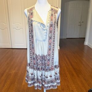 BCBG Max Azria Camel Print Dress